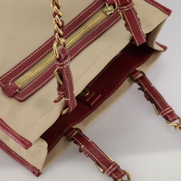 Prada Beige Canvas Tote Bag (Pre-Owned) - Picture 16 of 16